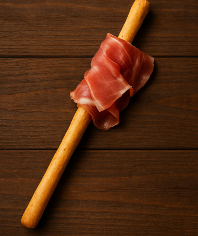 Grissino con crudo