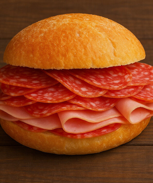 Panino con affettato